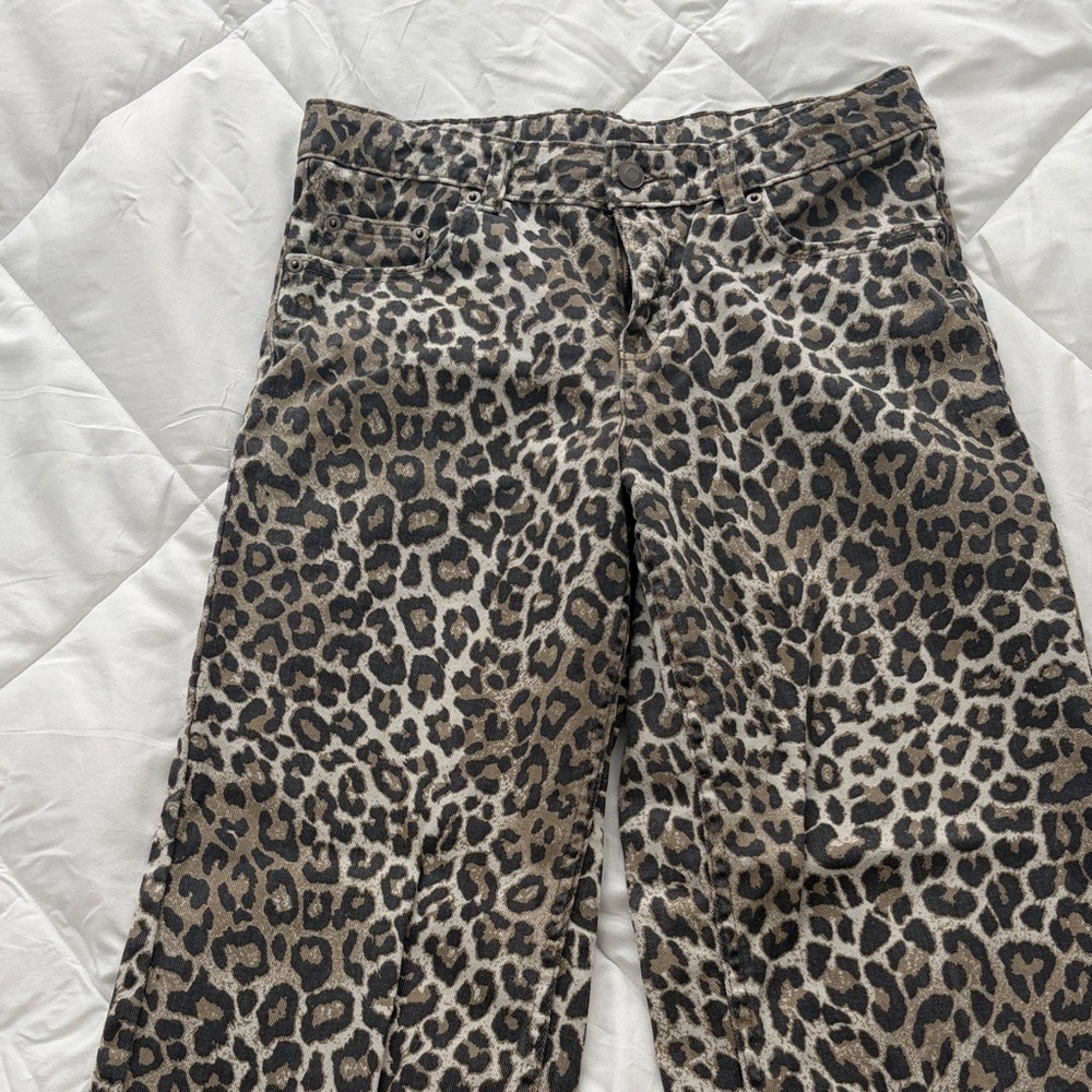 Leopard Print girls Jeans